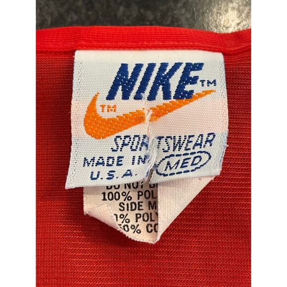 Nike Mesh Splice Tank Vintage 3 check logo Medium, Made in USA 70's-80s - Picture 4 of 11